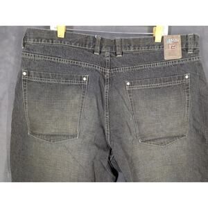 Varcity Jeans Mens Size 44 Black Denim Actual 42x33 Vintage